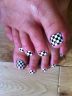 Minx - Black & White check